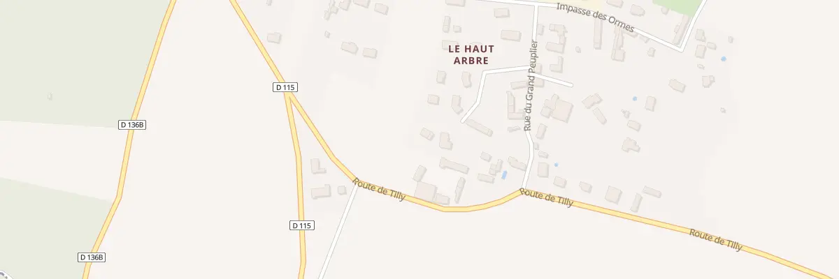 Plan du 14 Imp du Chêne au Mesnil-Simon