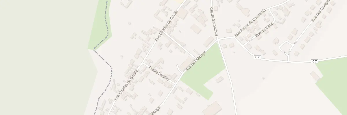 Plan du 33 Rue Charles de Gaulle à Embreville