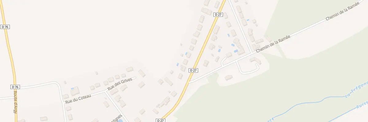 Plan du 84 Rte de Chézelles à Villedieu-sur-Indre