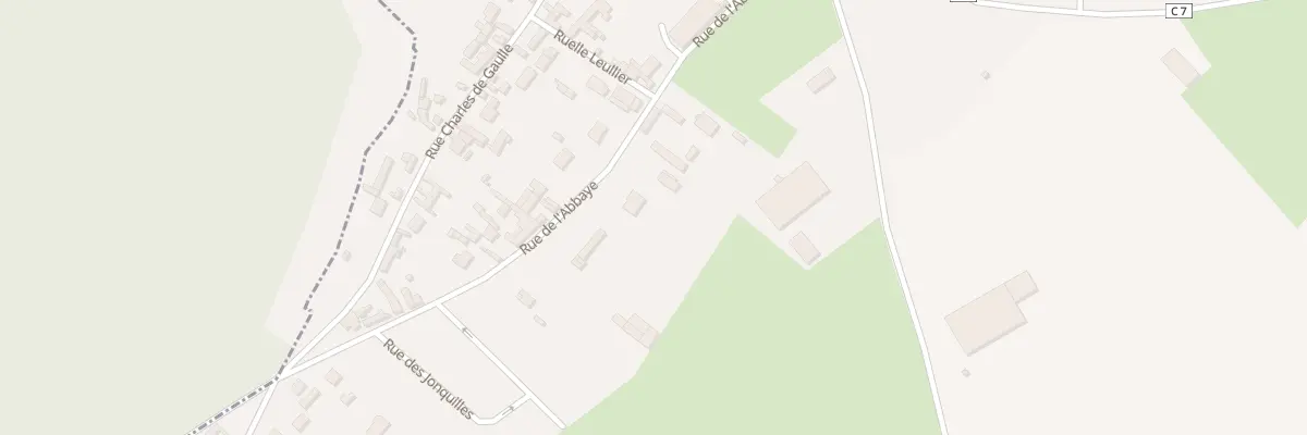 Plan du 7 Rue de l’Abbaye à Embreville