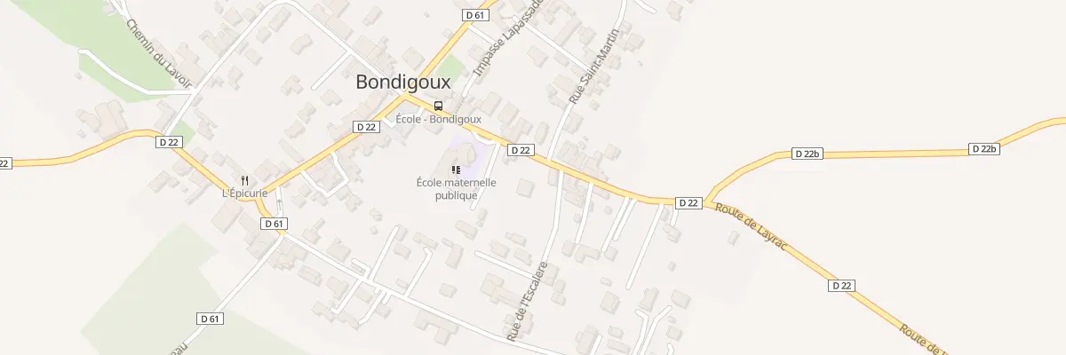 Plan du 83 Le Village à Bondigoux
