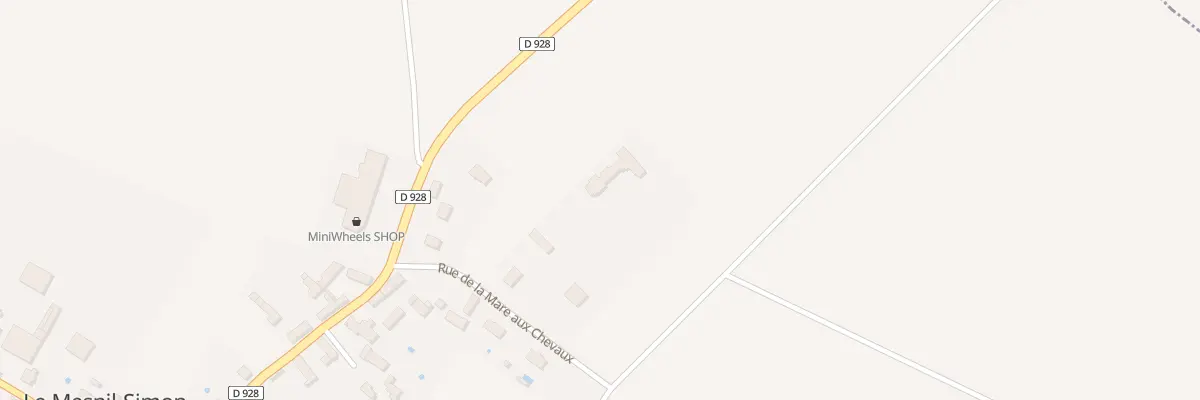 Plan du 9 Rue de la Mare aux Chevaux au Mesnil-Simon