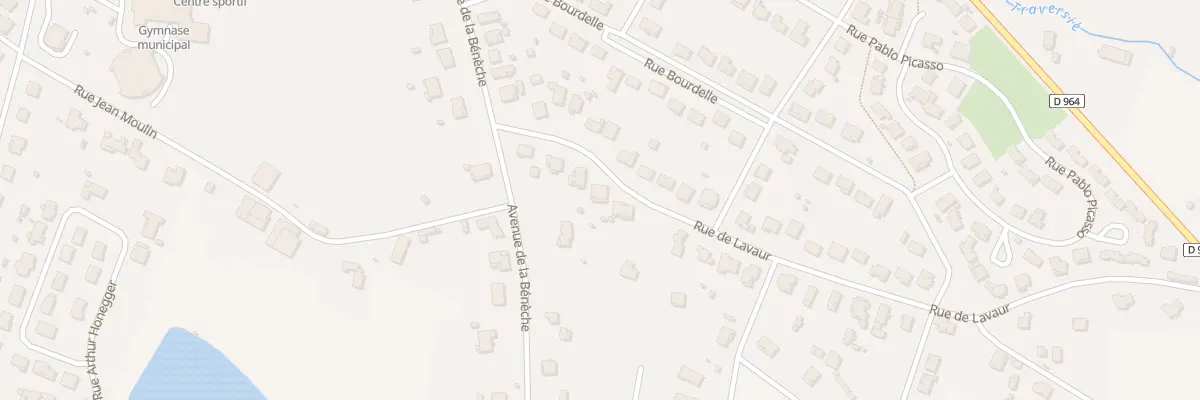 Plan du 6 Rue de Lavaur à Caussade
