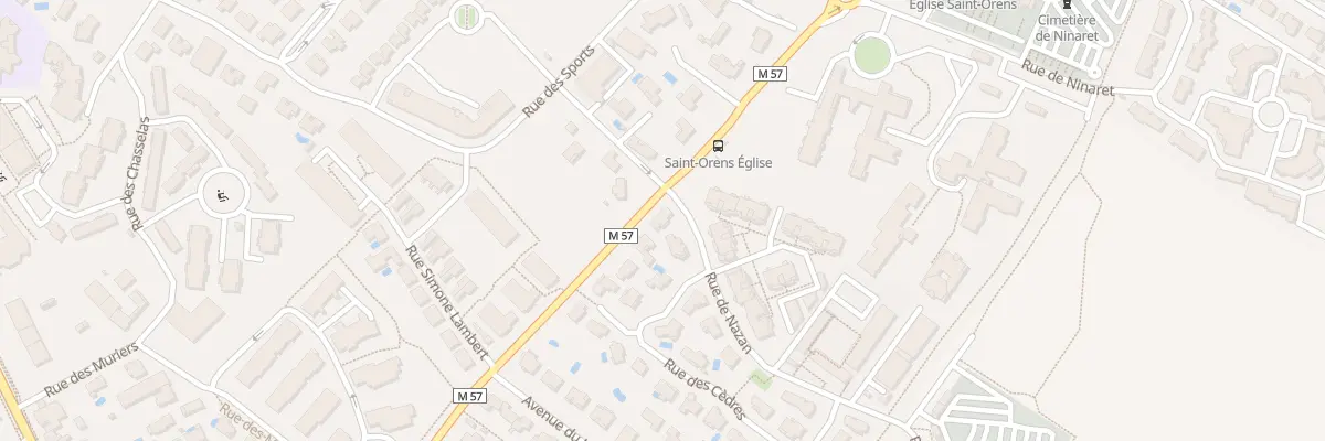 Plan du 6 Rue de Nazan à Saint-Orens-de-Gameville