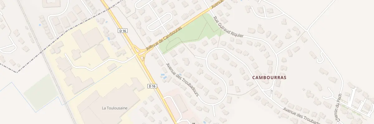 Plan du 1 Rue Cadenet à Escalquens