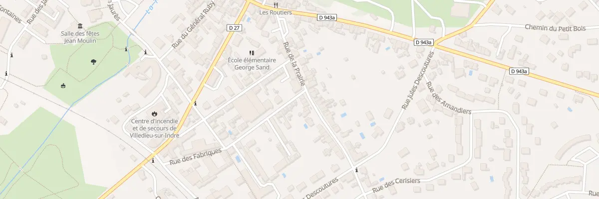 Plan du 1 Rue des Fabriques à Villedieu-sur-Indre