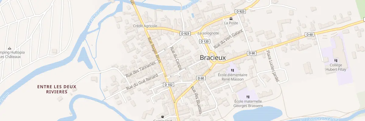 Plan du 4 Rue du Centre à Bracieux