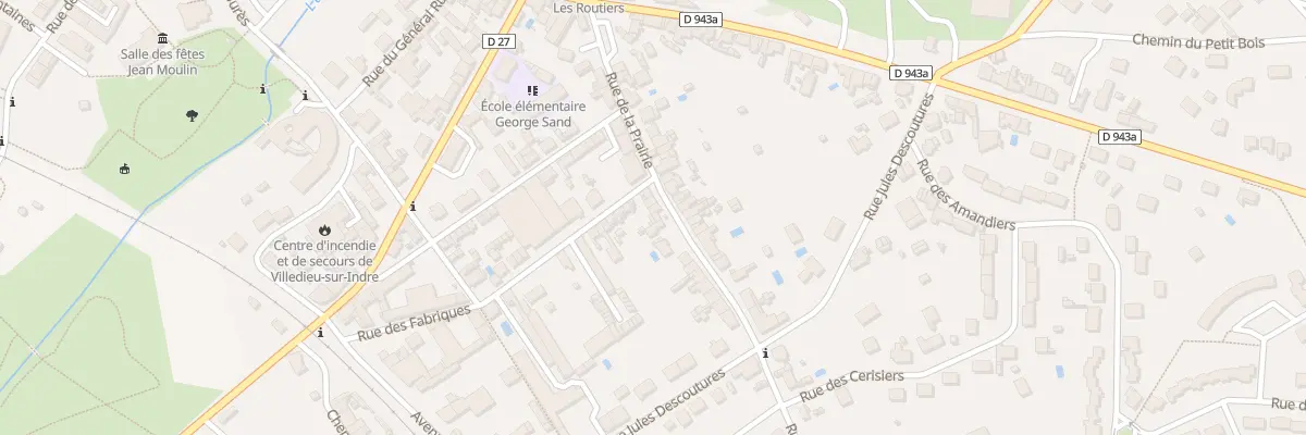 Plan du 10 Rue de la Prairie à Villedieu-sur-Indre