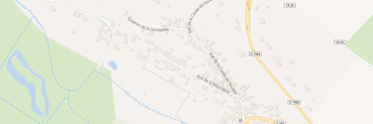 Plan du 18 Rue de la Ribordiére à Coulombs