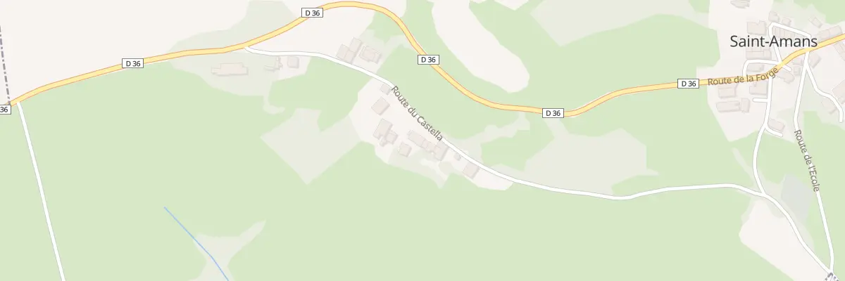 Plan du 4 Vergnes Hameau à Bézac