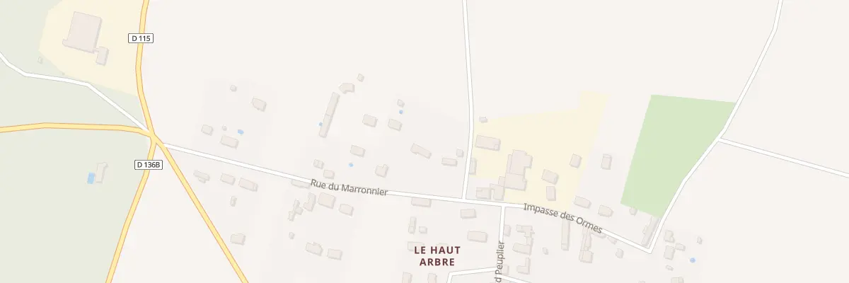 Plan du 10 Rue du Marronnier au Mesnil-Simon