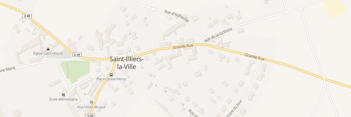Plan du 12 Gr Grande Rue à Saint-Illiers-la-Ville
