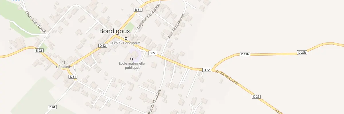 Plan du 72 Le Village à Bondigoux