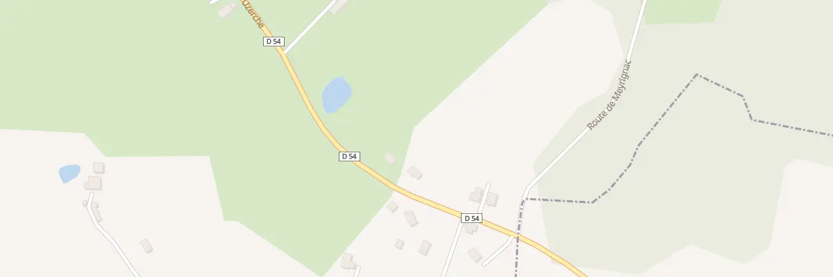 Plan du 1525 Rte d’Uzerche aux Trois-Saints