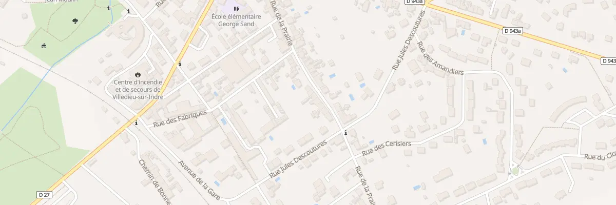 Plan du 18 Rue de la Prairie à Villedieu-sur-Indre