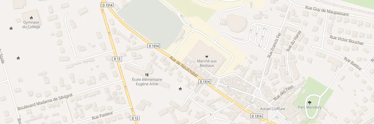 Plan du 54 Rue de Neufchâtel à Forges-les-Eaux