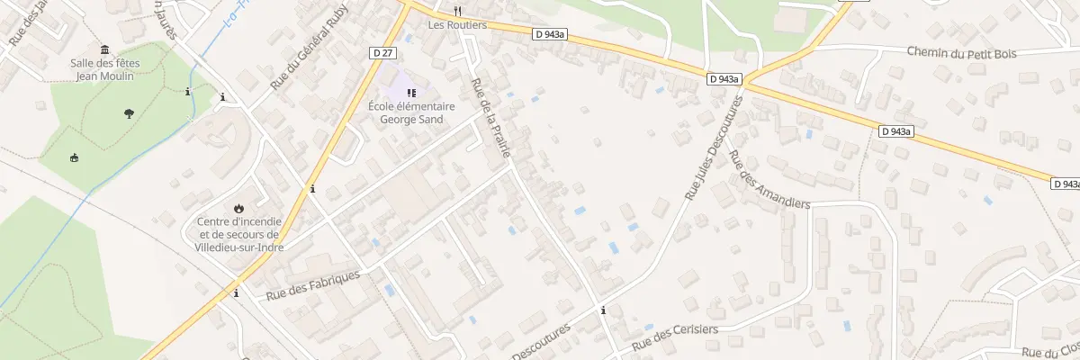 Plan du 37 Rue de la Prairie à Villedieu-sur-Indre