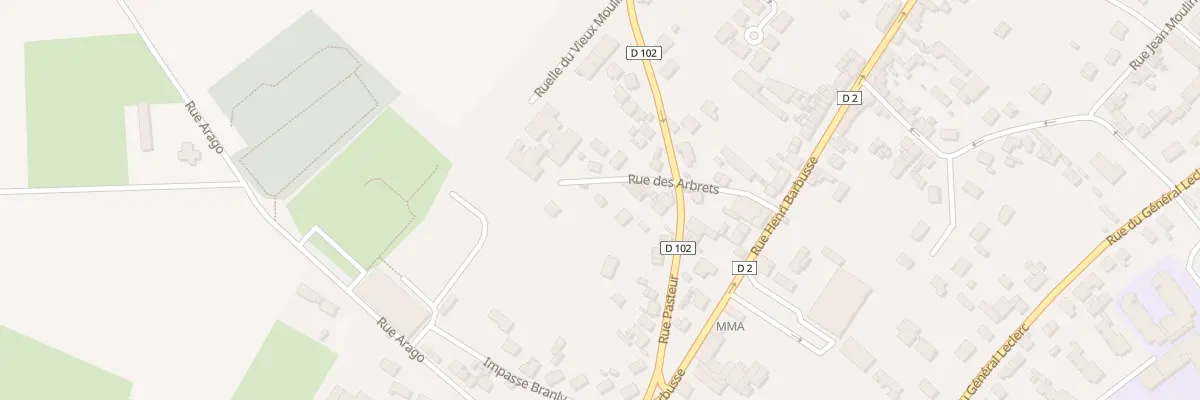 Plan du 7 Rue des Arbrets à Friville-Escarbotin