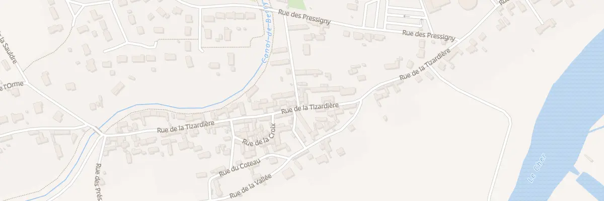 Plan du 46 Rue de la Tizardière à Selles-sur-Cher