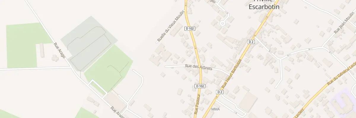 Plan du 6 Rue des Arbrets à Friville-Escarbotin