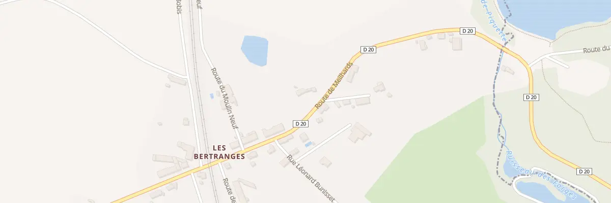 Plan du 17 Rte de Meilhards à Masseret