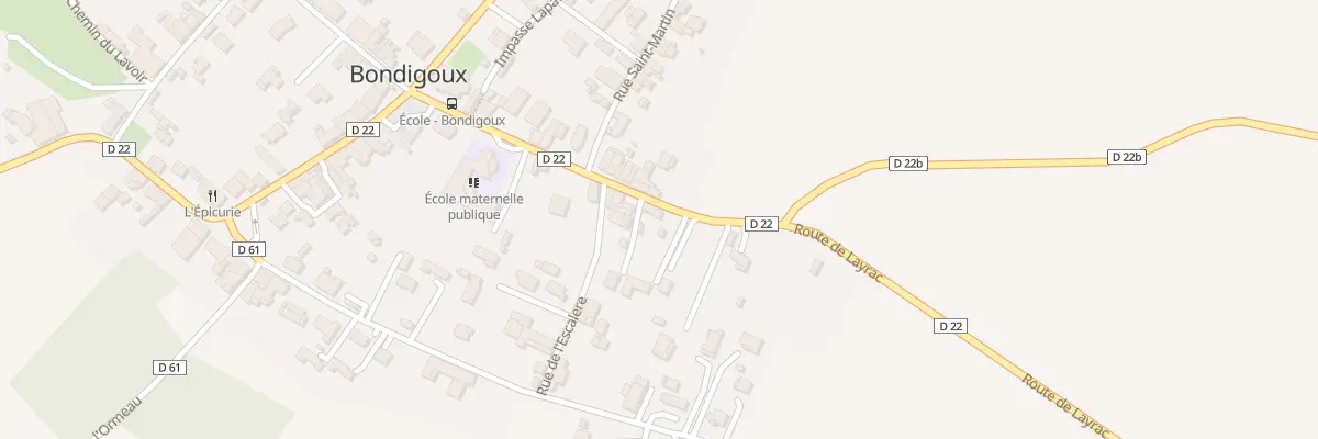 Plan du 78 Le Village à Bondigoux