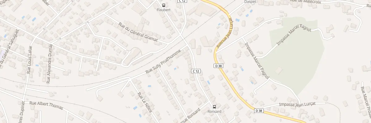 Plan du 22 Rue Camille Desmoulins à Brive-la-Gaillarde
