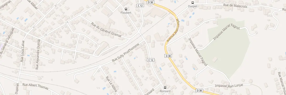 Plan du 18 Rue Camille Desmoulins à Brive-la-Gaillarde