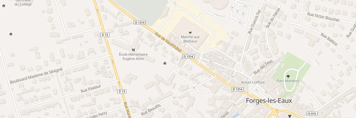 Plan du 29 Rue de Neufchâtel à Forges-les-Eaux