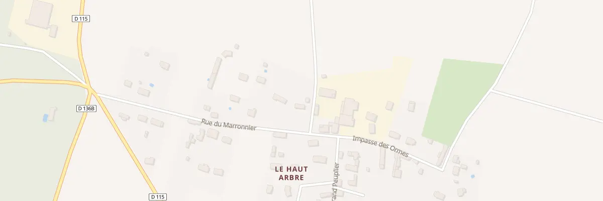 Plan du 6 Rue du Marronnier au Mesnil-Simon