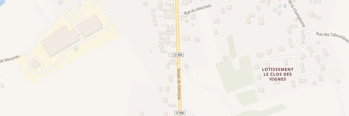 Plan du 94 Rte de Valencay à La Vernelle