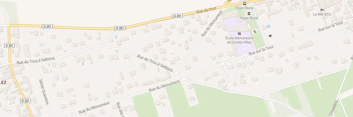 Plan du 43 Rue du Monument à Limetz-Villez