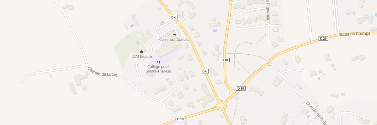 Plan du 143 Rte de Cahors à Vaylats