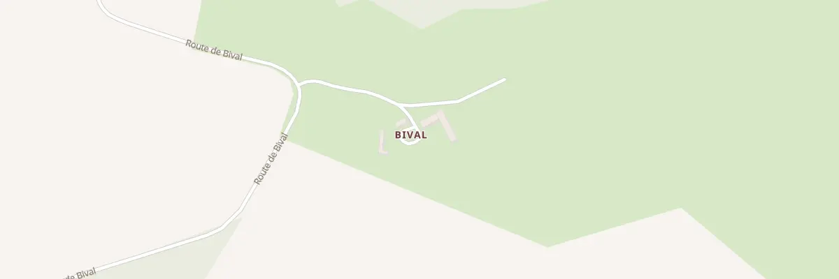 Plan du 2100 Rte de Bival à Nesle-Hodeng