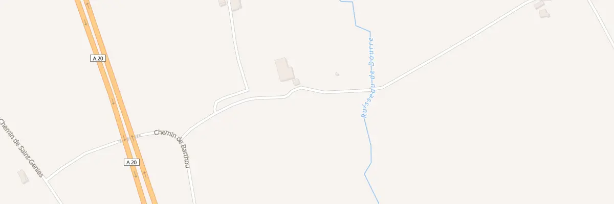 Plan du 241 Che de Barthou à Montalzat