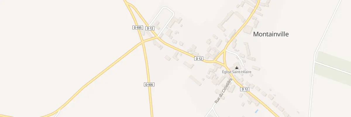 Plan du 9 Rue de la Mairie Montainville aux Villages Vovéens