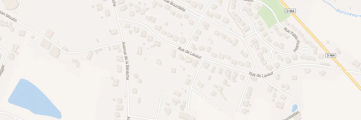Plan du 18 Rue de Lavaur à Caussade