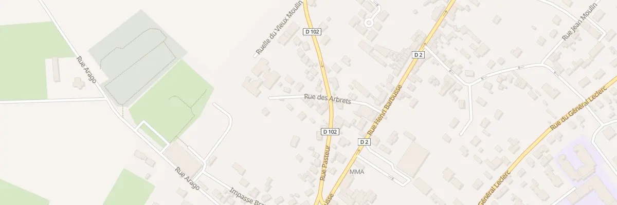 Plan du 5 Rue des Arbrets à Friville-Escarbotin