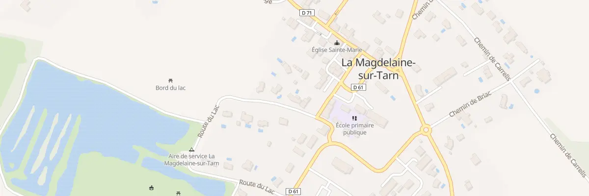 Plan du 100 Che du Lac à La Magdelaine-sur-Tarn