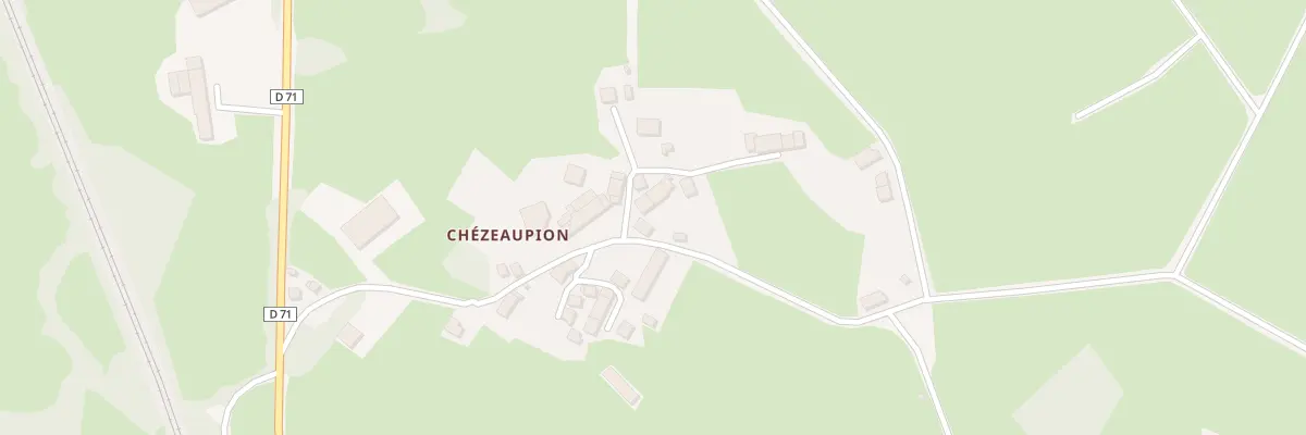 Plan du 7 Chezeaupion à Bazelat