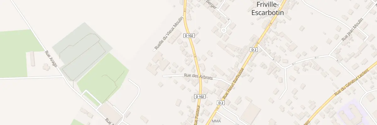 Plan du 46 Rue Pasteur à Friville-Escarbotin