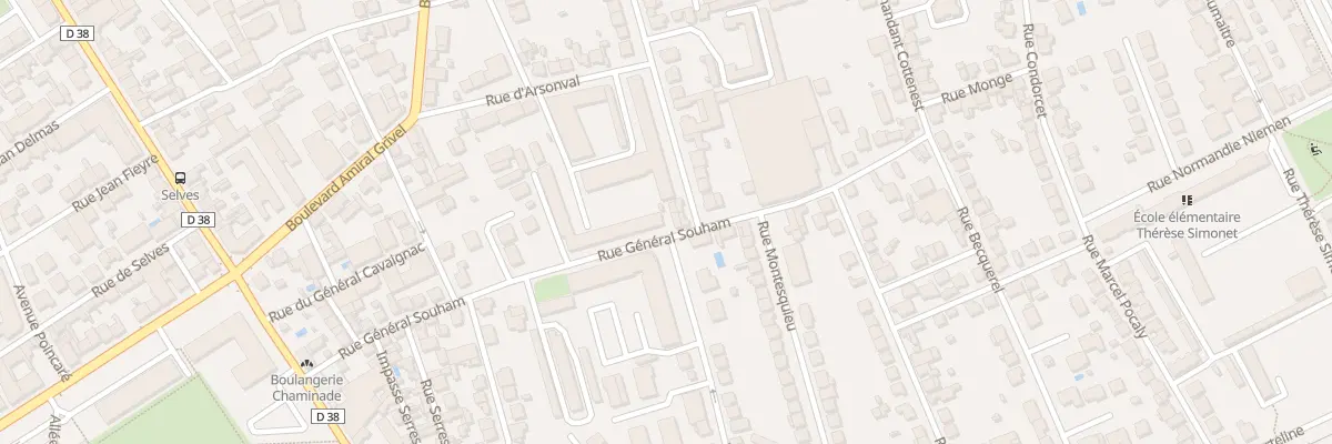 Plan du 41 Rue Gal Souham à Brive-la-Gaillarde