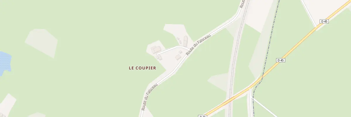 Plan du 1 Rte du Faisceau - Le Coupier à Saint-Sébastien