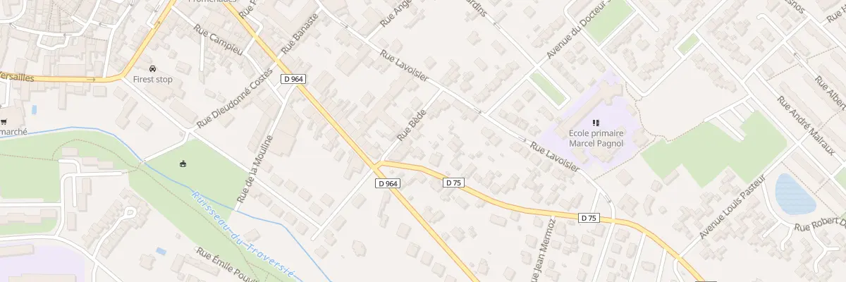 Plan du 8 Rue Bédé à Caussade