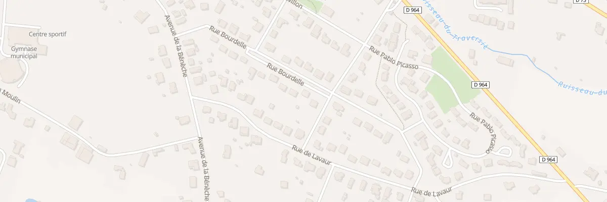 Plan du 22 Rue Bourdelle à Caussade