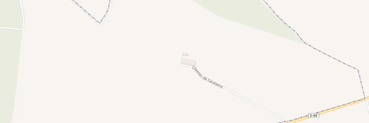 Plan du 30 Che de Saussens à Noueilles