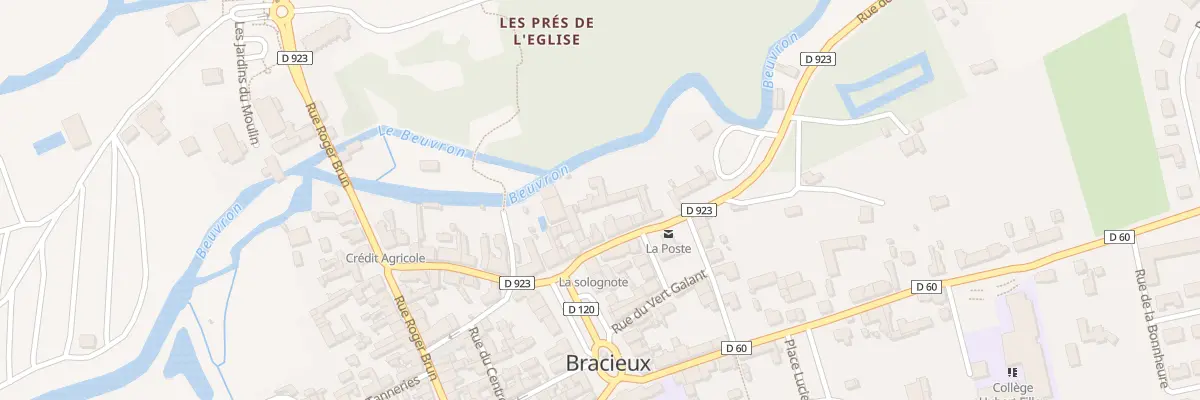 Plan du 6 Rue de Sully à Bracieux