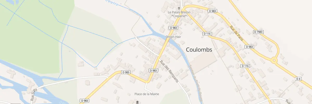 Plan du 21 Grande Rue à Coulombs