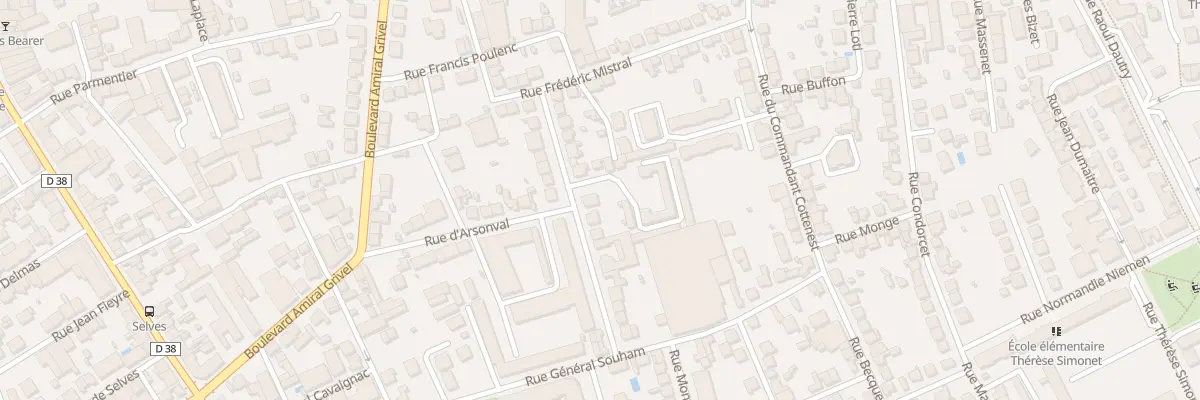 Plan du 17 Rue De Balzac à Brive-la-Gaillarde
