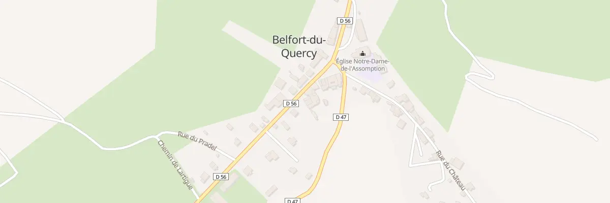 Plan du 250 Rue du Bourg à Belfort-du-Quercy